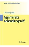 Gesammelte Abhandlungen IV