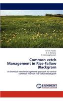 Common vetch Management in Rice-Fallow Blackgram