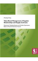Value-Based Management of Supplier