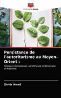 Persistance de l'autoritarisme au Moyen-Orient