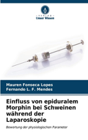 Einfluss von epiduralem Morphin bei Schweinen während der Laparoskopie