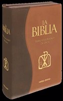 La Biblia. Libro del Pueblo de Dios: Edicion simil piel bitono con cremallera