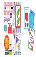 IMAGILAND Learning by Playing. Games (Cardboard Book + Bits) (Learn by Playing Book Cardboard + Bits)