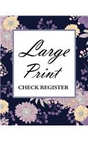 Large Print Check Register