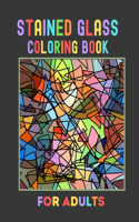 Stained Glass Coloring Book For Adults