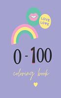 0-100 coloring book