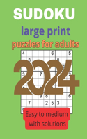 sudoku puzzle for adults easy to medium 2024