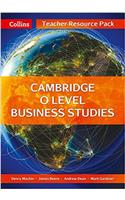 Cambridge O Level Business Studies Teacher Resource Pack