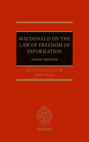 Macdonald on the Law of Freedom of Information