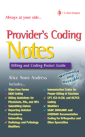 Provider's Coding Notes