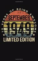 September 1949 Limited Edition 70 Years of Being Awesome
