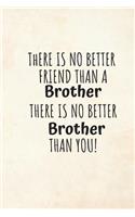 There Is No Better Friend Than a Brother There Is No Better Brother Than You