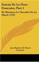 Extrait de La Flore Francaise, Part 1