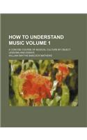 How to Understand Music Volume 1; A Concise Course of Musical Culture by Object Lessons and Essays
