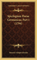 Spicilegium Florae Germanicae, Part 1 (1794)