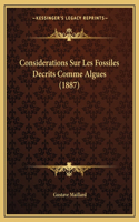 Considerations Sur Les Fossiles Decrits Comme Algues (1887)