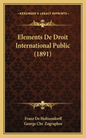 Elements de Droit International Public (1891)