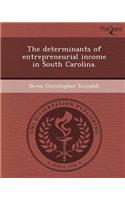 The Determinants of Entrepreneurial Income in South Carolina