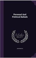 Personal And Political Ballads