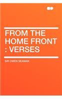 From the Home Front: Verses