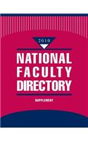 National Faculty Directory Supplement