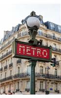 Paris Metro Entrance Sign Journal