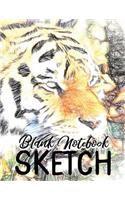 Blank Notebook Sketch: Blank Doodle Draw Sketch Book