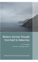 Modern German Thought from Kant to Habermas