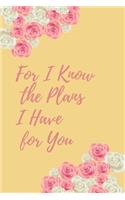 For I Know the Plans I Have for You