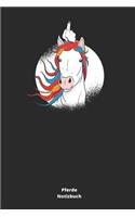 Pferde Notizbuch: Liniert I Pferde Reiten Geschenk Pferd Reiter Voltigieren Western Mädchen Frauen Pferden