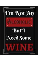 I'm Not An Alcoholic But I Need Some Wine