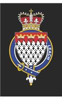 Leach: Leach Coat of Arms and Family Crest Notebook Journal (6 x 9 - 100 pages)