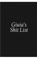 Giuia's Shit List