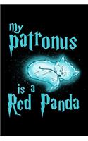 My Patronus Is A Red Panda: Blank Comic Book Sketchbook For Kids And Adults To Draw Your Own Cartoon For Red Panda Lovers, Cute Spirit Animal Enthusiasts And Magic Wizard Fans 