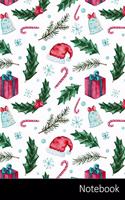 Notebook: Antecedentes De Navidad, Papel Digital De Navidad, Regalos, Del Sombrero De Santa Cuaderno / Diario / Libro de escritura / Notas - 6 x 9 pulgadas (1