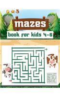 Mazes book for kids 4-6