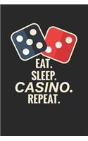 Eat. Sleep. Casino. Repeat.: Photography Photo Quote