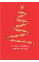 christmas notebook 120 pages squared: christmas festoon notebook squared christmas diary christmas booklet christmas recipe book festoon notebook christmas journal 120 squared pages 6x9 