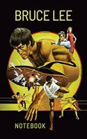 BRUCE LEE Notebook: Organize Notes, Ideas, Follow Up, Project Management, 6" x 9" (15.24 x 22.86 cm) - 110 Pages - Durable Soft Cover - Line(1 Bruce Lee)