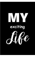 2020 Daily Planner Funny Saying My Exciting Life 388 Pages: 2020 Planners Calendars Organizers Datebooks Appointment Books Agendas