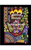 Mehndi Tangle Art Coloringbook