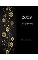 2019 Daily Diary: Fully Lined and Dated