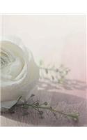 Flower Notebook Large Size 8.5 x 11 Ruled 150 Pages Softcover