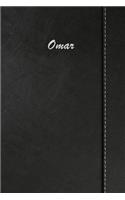 Omar: Blank Cookbook Recipes & Notes Featuring 120 Pages 6x9 Simulated Leather Cover