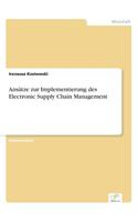 Ansätze zur Implementierung des Electronic Supply Chain Management