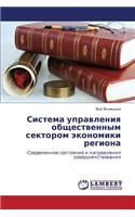 Sistema upravleniya obshchestvennym sektorom ekonomiki regiona