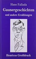 Gaunergeschichten (Großdruck): und andere Erzählungen