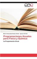 Programaciones Anuales Para Fisica y Quimica