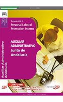 Auxiliar Administrativo de la Junta de Andalucia. Personal Laboral Promocion Interna. Temario Vol. II (Coleccion 1631) (Spanish Edition)