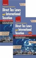 Professional Approach to Direct Tax Laws and International Taxation in 2 Vols. Set As per New Syllabus 2023